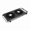 thumbnail image 1 of 12V Waterproof Ventilation Cooling Fan Car Exhaust Fan Sunroof Exhaust Radiator RV Campers Accessories Black, 1 of 6