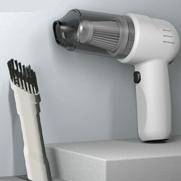 12V Wet Dry Vacuum Cleaner Inflator Portable Turbo Handheld,Compact High Suction Car Vacuum Quickly Cleans Dirt Mud Debris,Easy-To-Carry Cleaning Tool For Cars RVs Campers Boats Interiors-Free Size