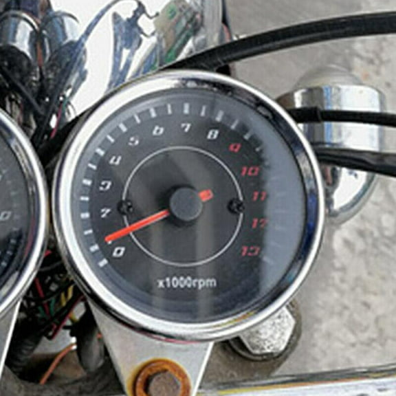 12V motorcycle tachometer tachometer 0~13000 RPM with LED backlight component-