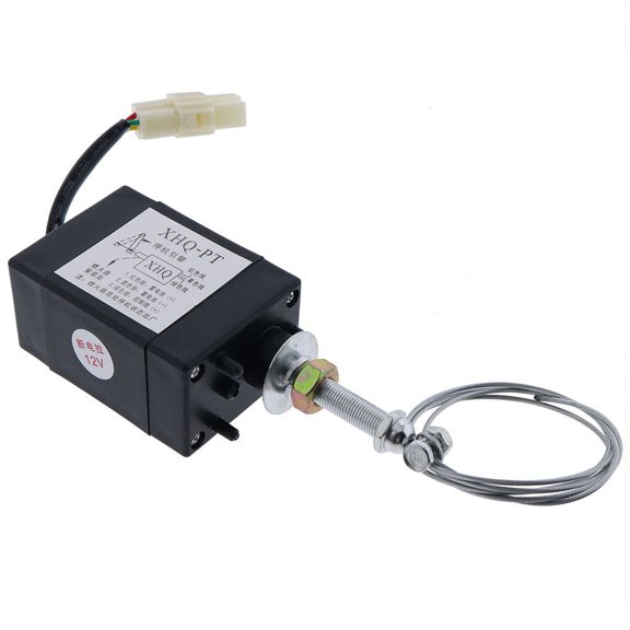 12VElectromagnetic Xhq-Pt Valve Engine Stop Solenoid Electric Throttle Adjuster YIWEI