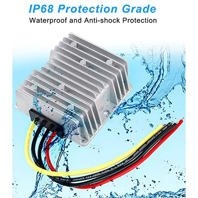 12V to 24V DC Step UP Converter, EAGWELL DC Converter Regulator 10A