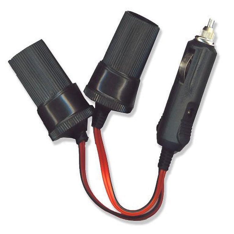 cigarette lighter y splitter 2 Way Dual DC Car Socket w/ 2 USB Port 2A 2 x 21mm car sockets with internal locking slots and sealing cap for USB chargers or GPS adapters with 2 car plugs 1 to 2 Car Cigarette
