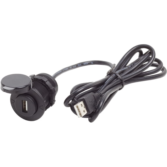 12VDC USB 2.0 Port with Extension Cable 1044-BSS Blue Sea Systems Power Products