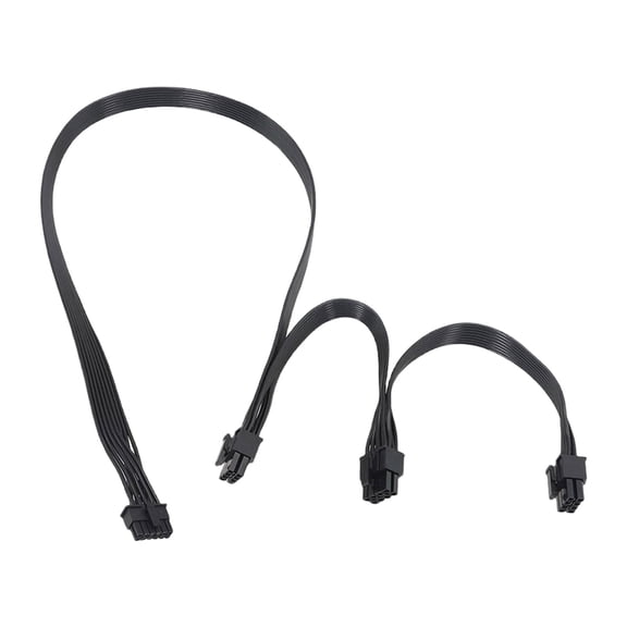 12VHPWR 16-Pin Triple 8Pin GPU Adapter Cable PVC for High-End RTX4090/3090 PC Builds