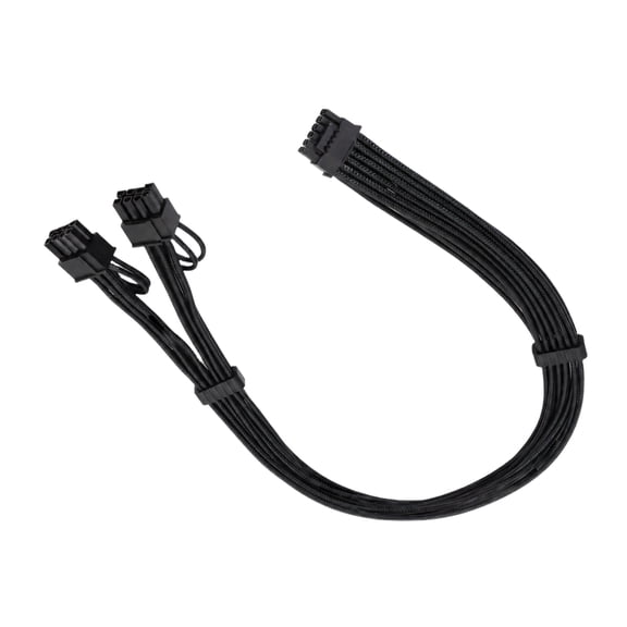 12VHPWR 16Pin To 2X8Pin Power Cable For Gaming PCs Graphics Card PVC Jackets Easy Installation