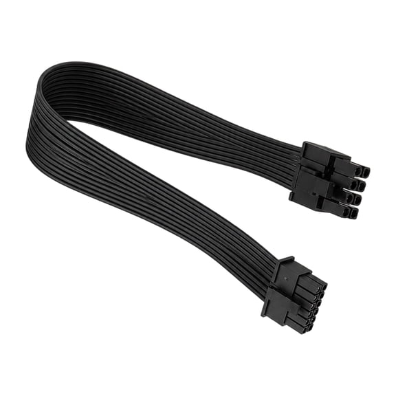 12VHPWR 16Pin To 8Pin Graphics Card GPU Power Extension Cable PVC Materials For Gaming PCs And Workstations