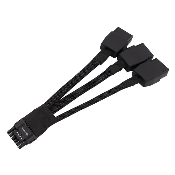 12VHPWR 3x 8Pin Female To 16Pin GPU Power Connector 600W High Current Capacity Gold Contacts Point