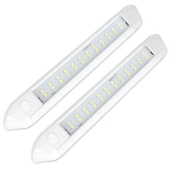 12Volt LED Exterior Awning Lights For Rv White Shell