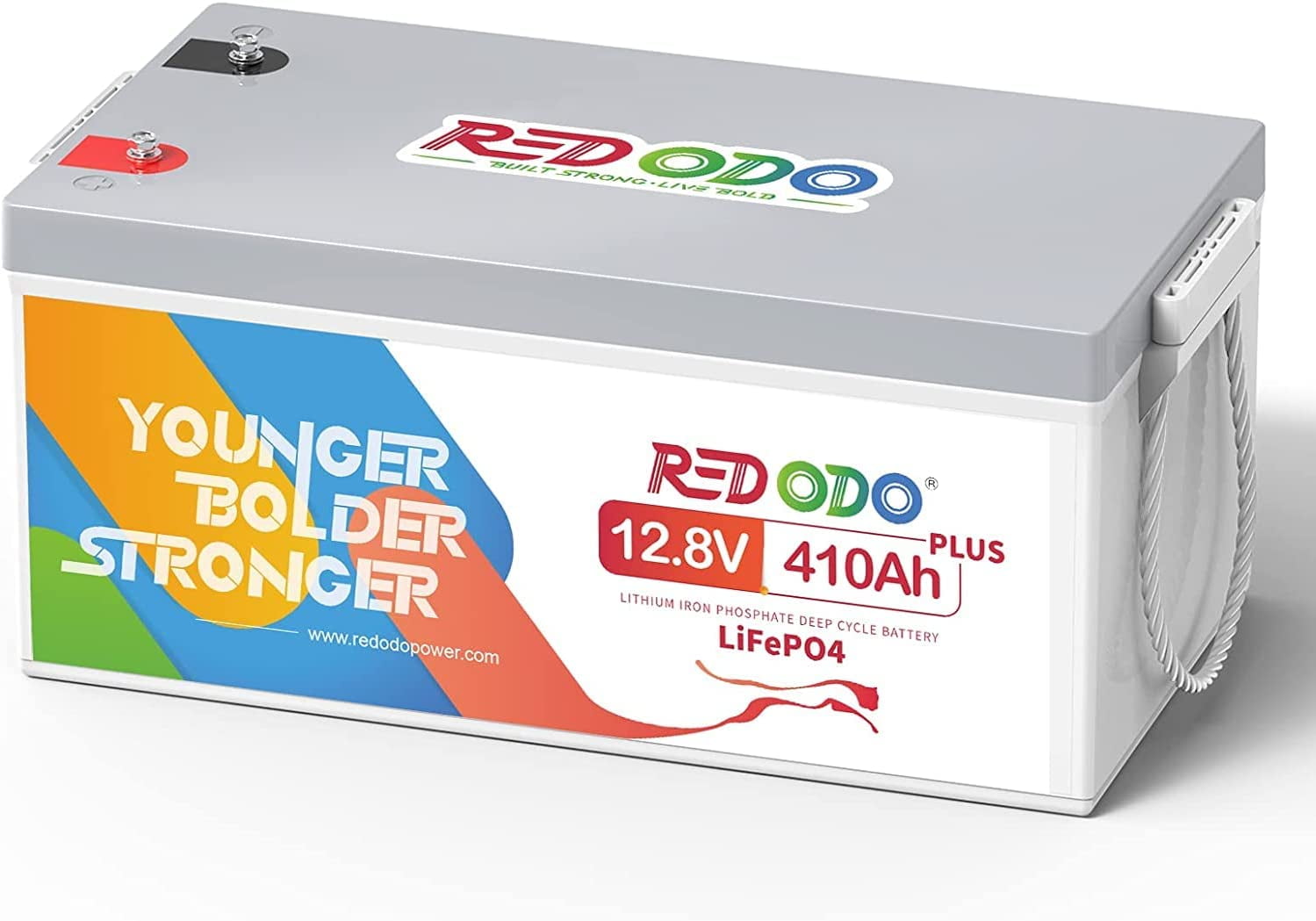 12Volts 410Ah Redodo LiFePO4 Battery Built-in 250A BMS Perfect for RV,  Solar System, Camping 