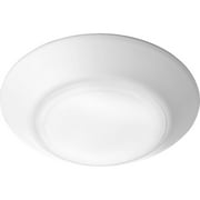 12W 1 Led Flush Mount in Bailey Street Home Home Collection Style 6 inches Wide By 1 inches High-Studio White Finish Bailey Street Home