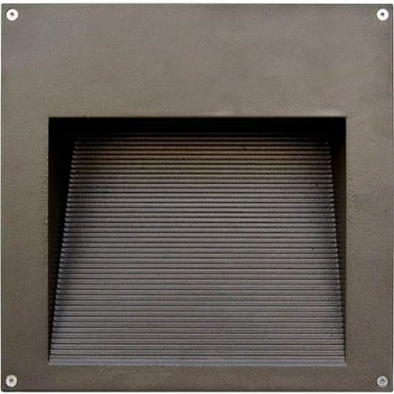 12W & 120-277V 60 LEDs G24 LED Large Recessed Lens Step Light - Bronze