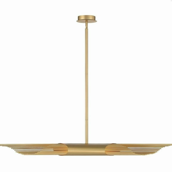 12W 2 Led Chandelier in Modern and Contemporary Style-3.5 inches Tall and 8 inches Wide-Gold Finish Bailey Street Home 79-Bel-4636065