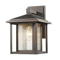 12W 2 Led Outdoor Wall Sconce In Modern Style-12 Inches Tall And 5.75 Inches Wide Z-Lite 517S-Bk-Led