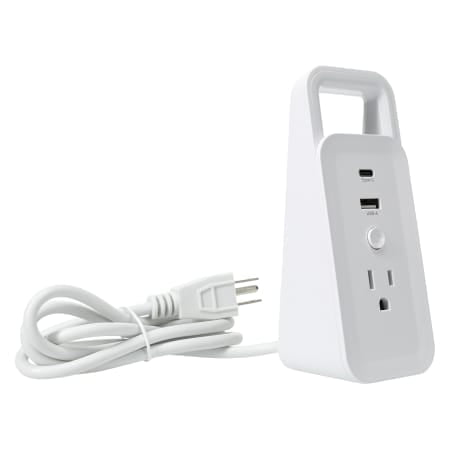 Xtreme On/Off LED Night Light Desktop Charging Station with 12W USB-C & USB-A Ports, 1250W Power Outlet, and 4ft Power Cable for Home and Office