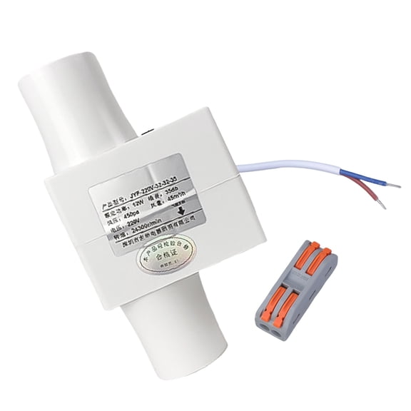 12W Easy To Install High Efficiency Duct Ventilation Fan Low Noise For House Kitchen, Quick Air Exchange in Small Spaces