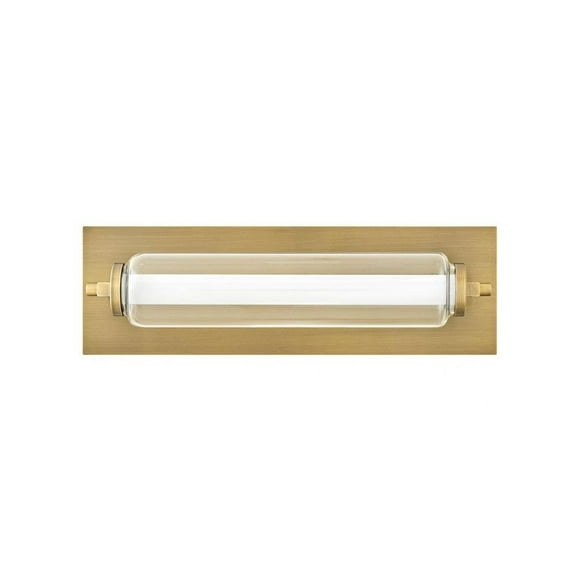 12W Led Small Bathroom Light Fixture-16.5 inches Tall and 5 inches Wide-Lacquered Brass Finish Bailey Street Home 81-Bel-4948017