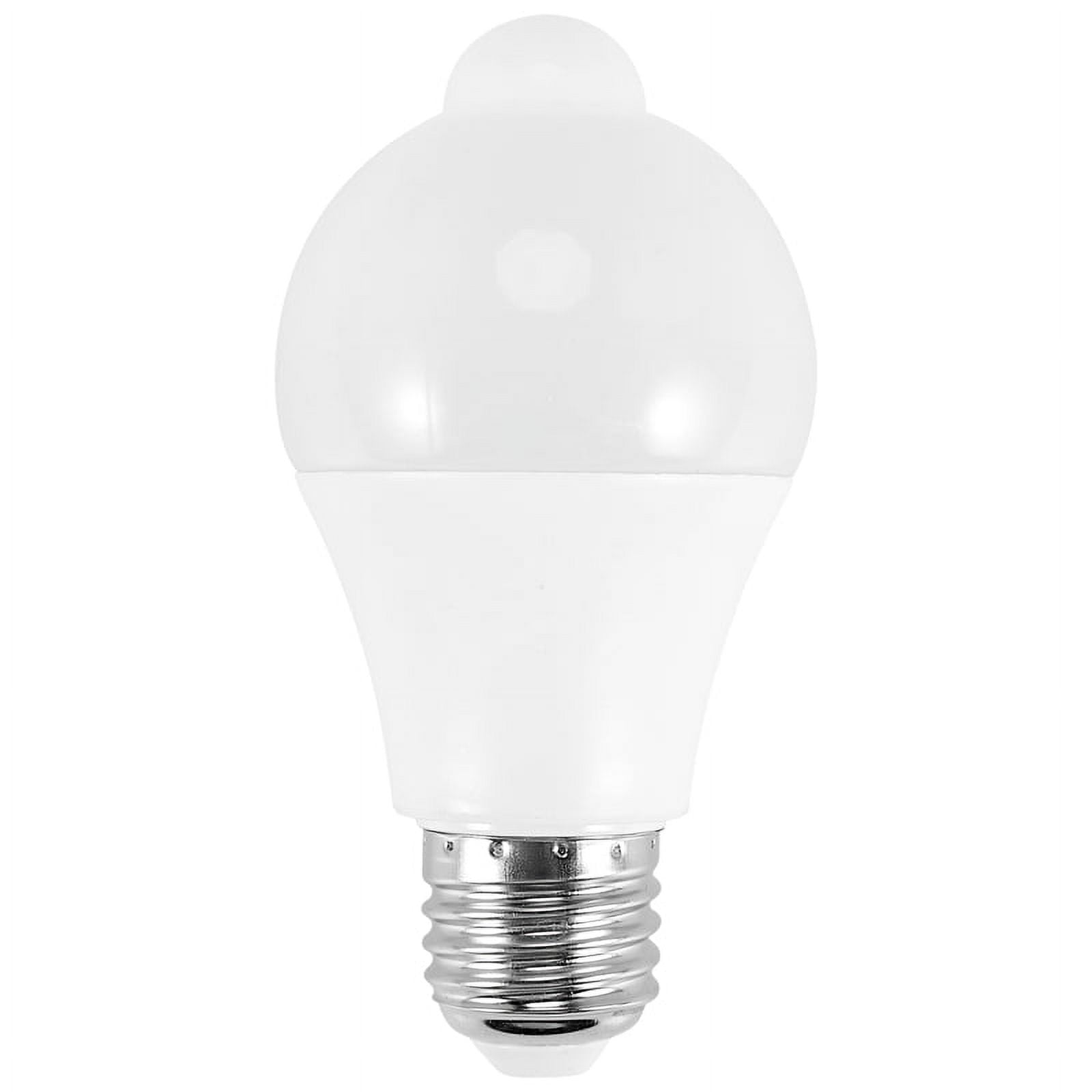 12W Motion Sensor Light Bulb,Outdoor/Indoor Movement Activated Security LED Bulb,1000LM,E26/B22,3500K Warm White