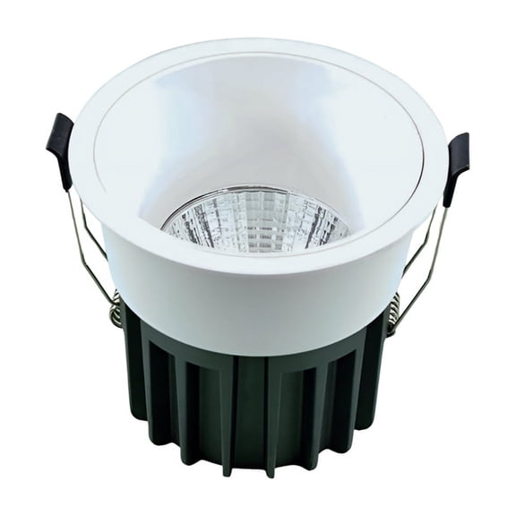 12W Narrow Edge Spotlight Deep Cup Anti-Glare Embedded Wall Washing Lamp Household Lighting LivingRoom CeilingLamp(US),C