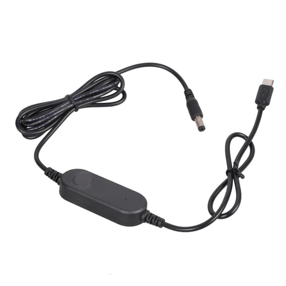 12W Step Up USB C Cable 5V to 12V Conversion Switchable Output for LED Routers Applications