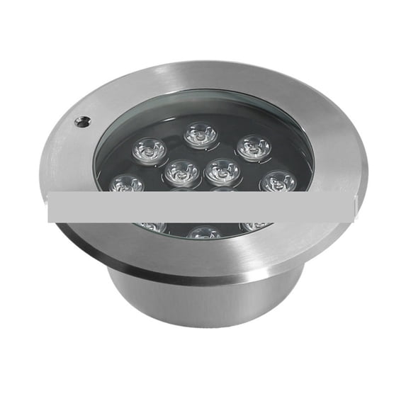 12W Swimming Pool Light RGB Colorful Aquarium Fish Pond Underwater Wall Light Stainless Steel LED Embedded Underwater Buried Light ,High Efficiency