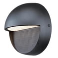 thumbnail image 1 of 12W Winslett Dimmable LED Outdoor Wall Fixture with Textured Black Finish & Frosted Glass, Dark Sky Friendly, 1 of 1