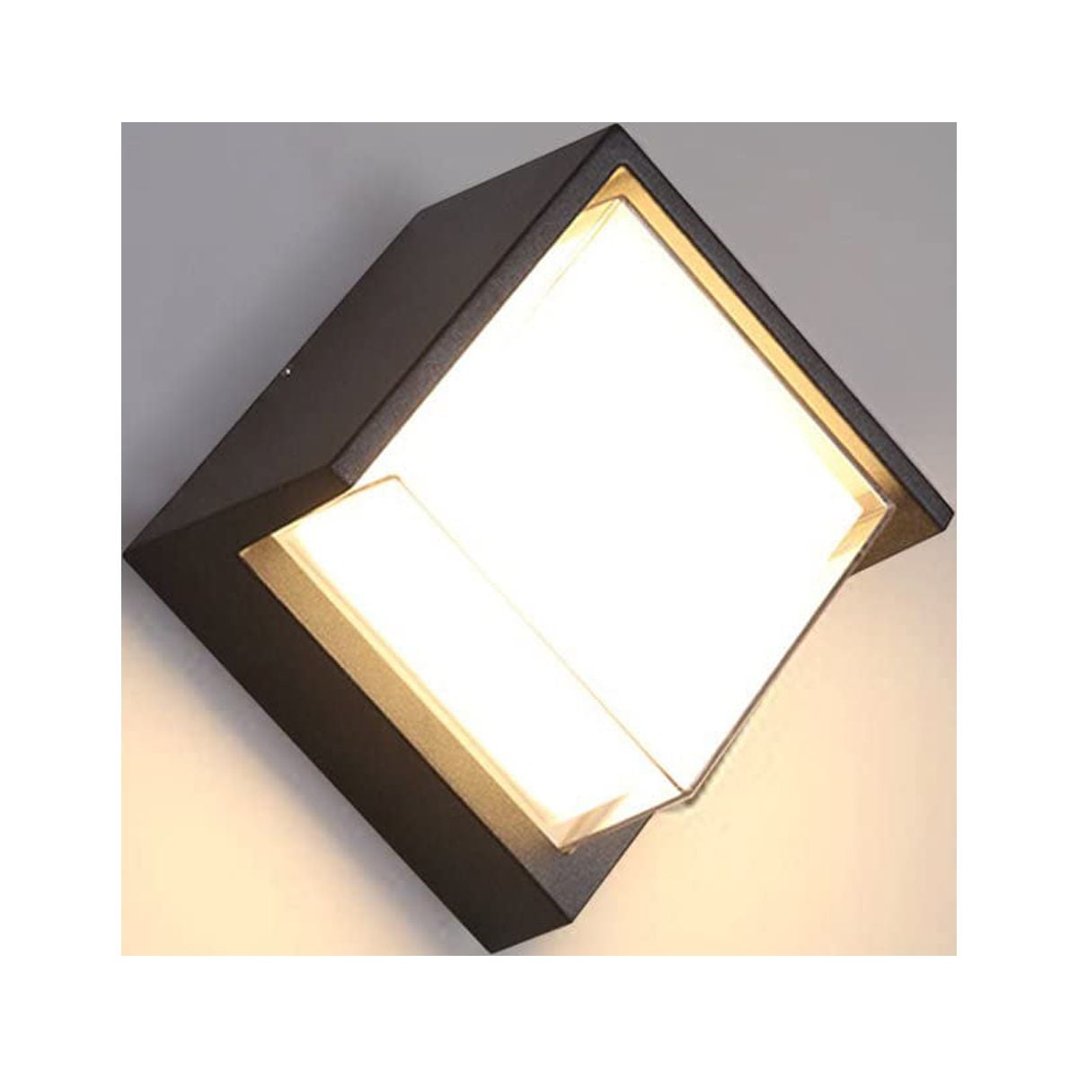 12W outdoor LED wall light, modern waterproof IP65/aluminum+acrylic ...