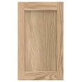 12W x 24H Unfinished Oak Kitchen Door Replacement, Shaker