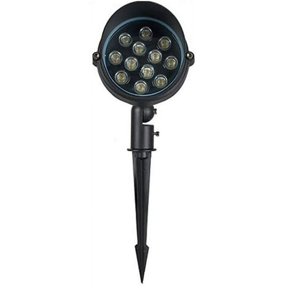 12WLED RGB Color Gradient Light Outdoor Waterproof Tree Spotlight Villa Community Park Landscape Ground Lights Garden Patio Aluminum Flood Light IP65 Fittings (Color : Colorful Light,