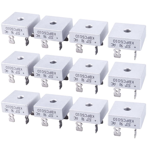 12X 50A 1000V Metal Case Single Phases Diode Bridge Rectifier KBPC5010