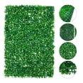 thumbnail image 1 of 12X Artificial Plant Mat Green Wall Fence Fence Leaf Panel Fit Family Wedding 23.62 *15.75 in, 1 of 12