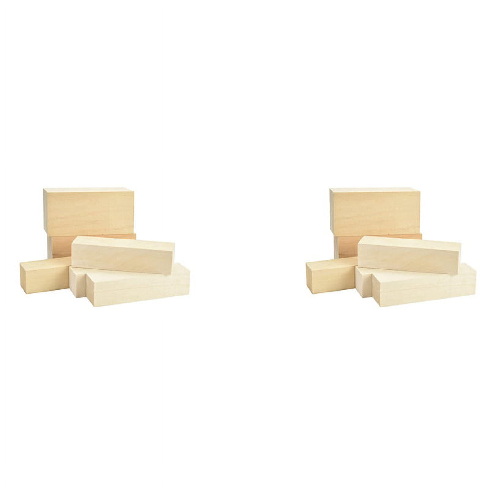 12X Basswood Carving Wood Natural Blanks Balsa Wood for Carving Wood