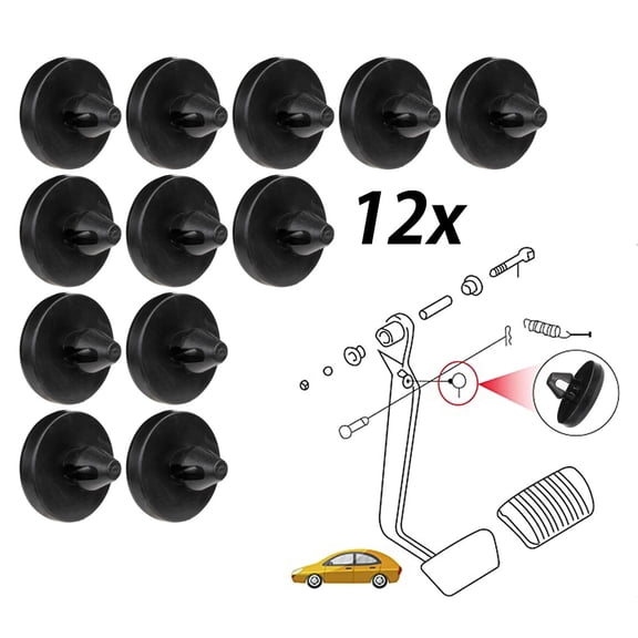 12X Brake Switch Stoppers Light Switch Limiters Brake Pedal Stop Pad 90541-06036