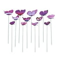 thumbnail image 1 of 12X Butterfly Rods Clearance! Nomeni Simulation Butterfly Plug-In Gardening Home Vase Decoration 12Pc Purple Purple, Fake Flowers Promotion Sale! Purple, 1 of 5