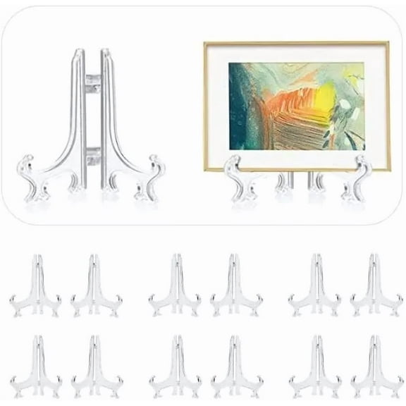 12X Decorative Plate Holder Display Stand Easel Picture Frame Pedestal Ornament
