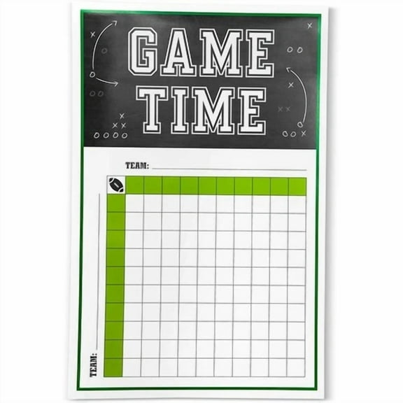 12X Football Betting Squares Game Poster For Office Pool Party 11X17"