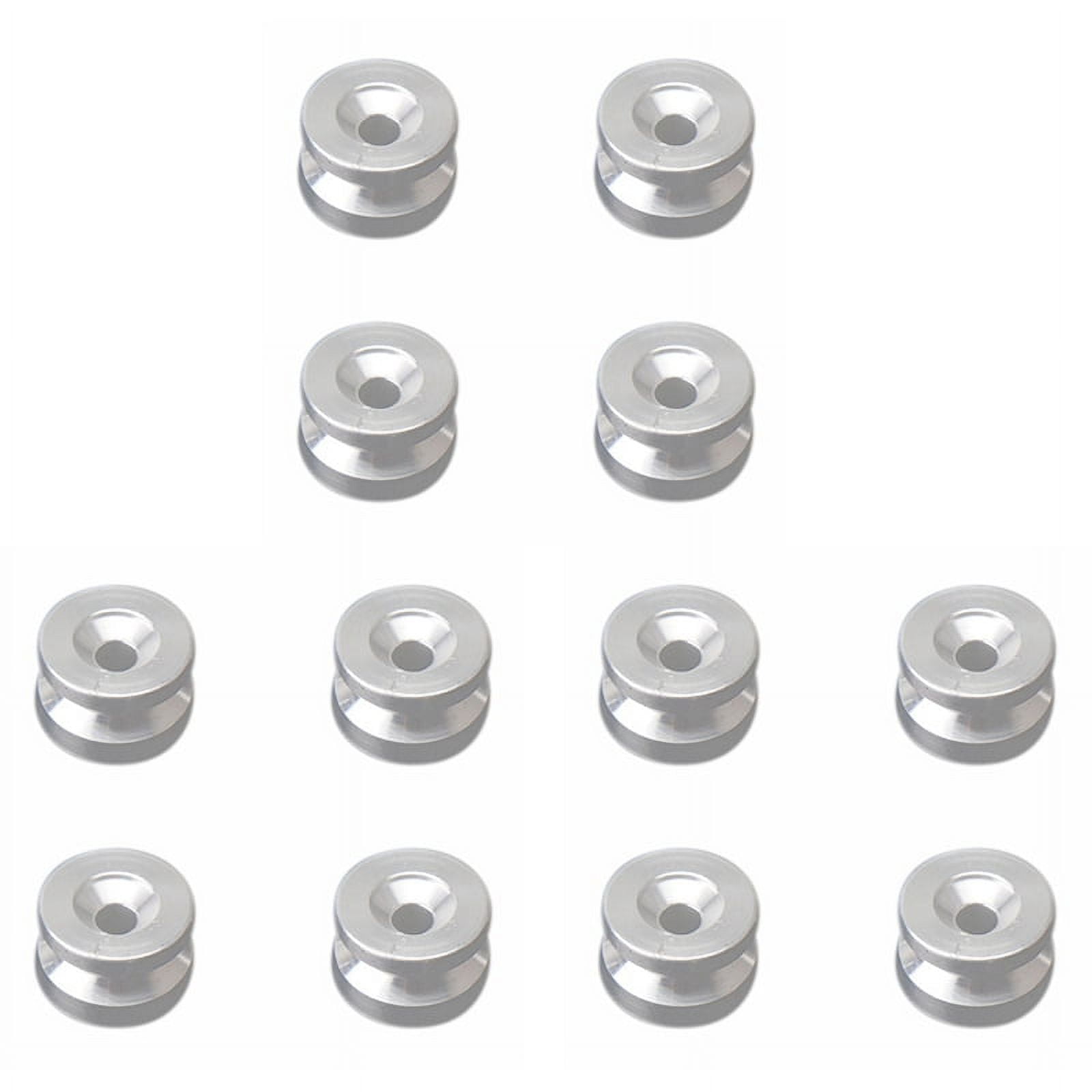 12X Motorcycle Top Rear Luggage Tool Box Case Trunk Bracket Bushing Pad Spacers Buckle Accessories Universal