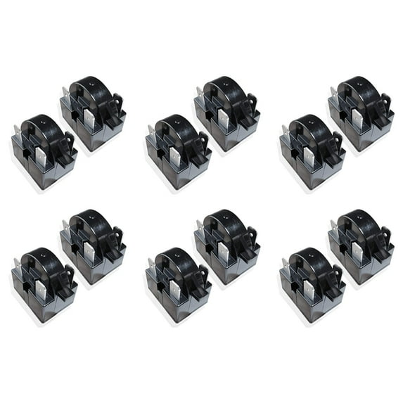 12X Replacement Part 3 Pin QP2-4.7/ QP2-4R7 4.7 Ohm Refrigerator PTC / Relay for Most Mini Fridges