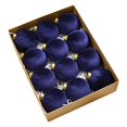 thumbnail image 1 of 12X Velvet Christmas Balls Christmas Tree Hanging Ornaments Xmas Tree Hangi GXK, 1 of 9