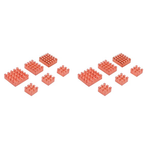 12X for -F3 Heatsink Pure Copper Passive Cooling Pad Heat Dissipation Radiator for Enhanced Performance