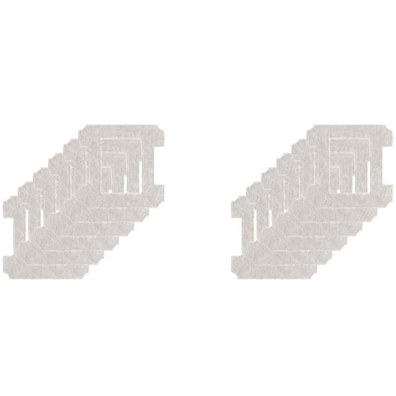 12X for Winbot W1 Pro Window Vacuum Cleaner Spare Parts Mop Cloths Rag Replacement Accessories,12 x mop cloth,As Shown