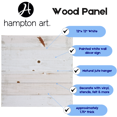thumbnail image 1 of Hampton Art Hampton Art 12" x 12" Mix the Media Weathered White Wooden Plank, 1 Each, 1 of 5