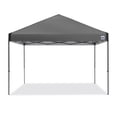 thumbnail image 1 of E-Z UP 12x12 Instant Canopy ONE-UP Vented Pop Up Tent, 144 Sq Ft Large Outdoor Shade Shelter with Roller Bag, Gray, 1 of 10