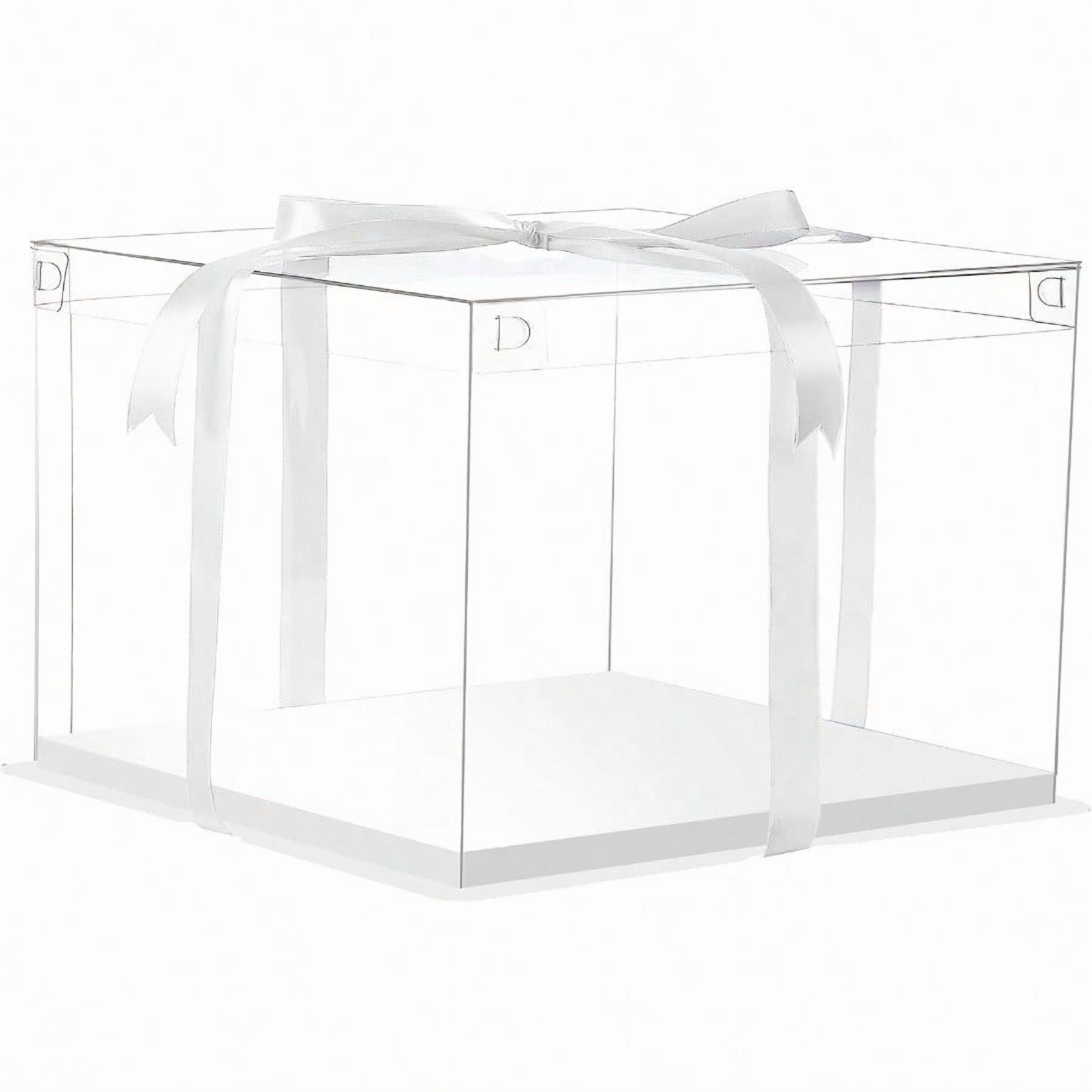 12X12X7inch Clear cake BoxesCake Carrier Disposable Cake Containers ...