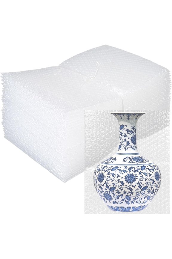 12X14 Inch Bubble Out Bags, 50Pcs Bubble Pouches Warp,Clear Bubble Cushioning Wrap, Double Walled Packing Supplies for Storage, Shipping, Moving, Transporting and Packing