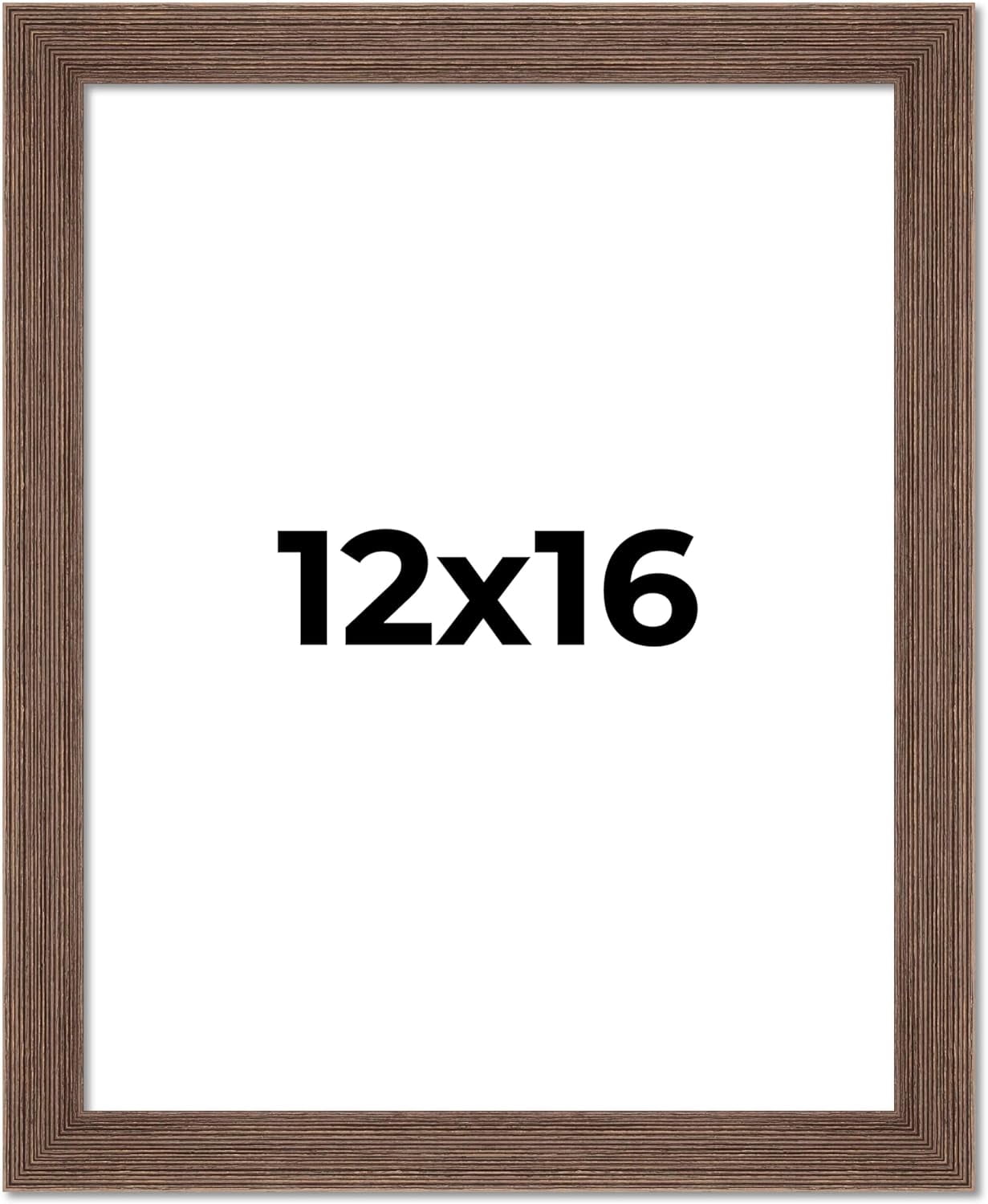 12X16 Frame Brown Distressed Barnwood Picture Frame | Rustic Photo ...