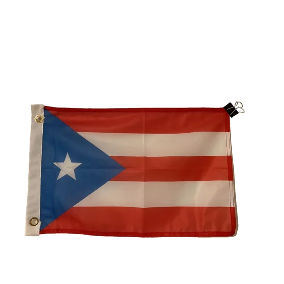 12X18 12''X18'' Puerto Rico Super Polyester Boat Car Flag Banner-On Sale!A11