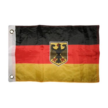 12x18 Inch German Flag For Boat, Car, Or Garden (Polyester, Trade Winds)