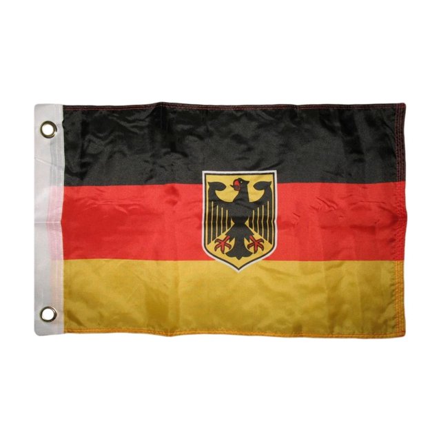 12x18 Inch German Flag For Boat, Car, Or Garden (Polyester, Trade Winds)