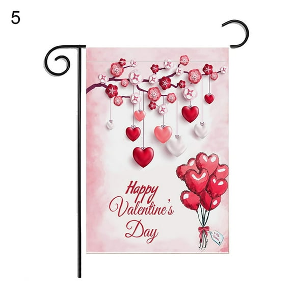 12X18 Inch Double-Sided Valentine's Day Garden Flag - Indoor Outdoor Decorative For Home Garden - For Valentine's Day Gift, Anniversary Party, Housewarming, Outdoor Party