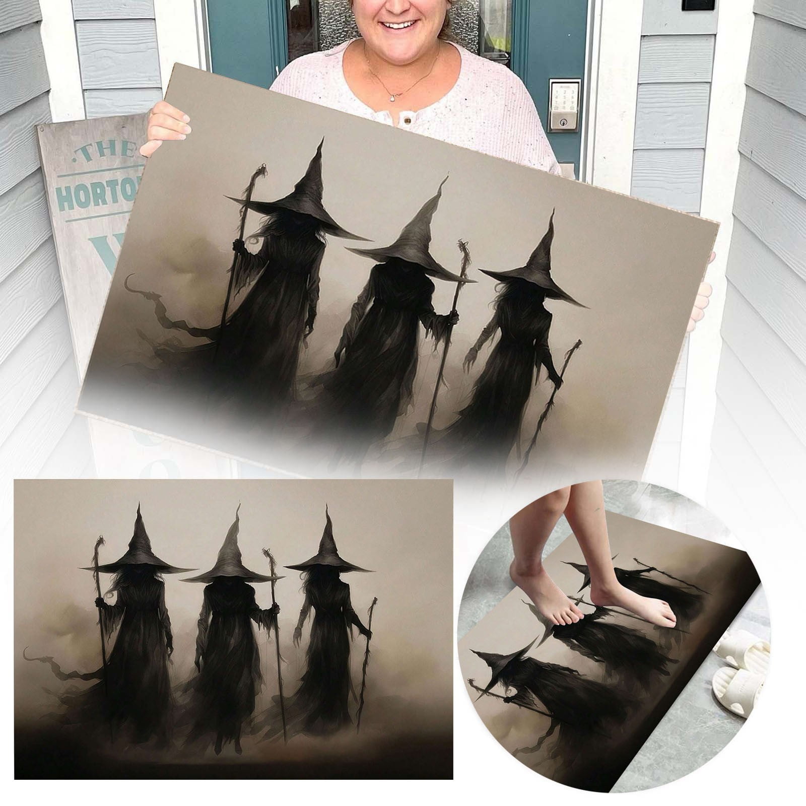 12X18INCH Spoboooky Doormat To Our Funny Home Door Mat Cute